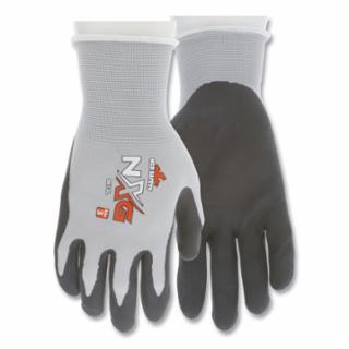 MCR SAFETY 9673S Gray Shell  Black Foam Nitrile  13 Gauge