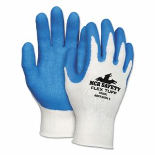 MCR SAFETY 9680S Flex-Tuff 10 Gage Bluelatex Ctd Palm (1 PR)