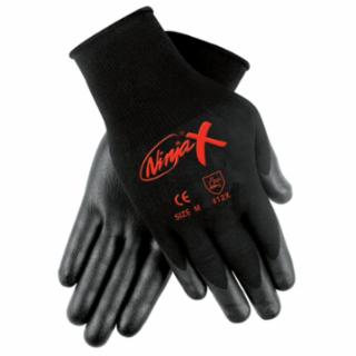 MCR SAFETY N9674L Ninja X 15 Gauge Blk Nylon/Spandex Shell Blk Bi- (1 PR)