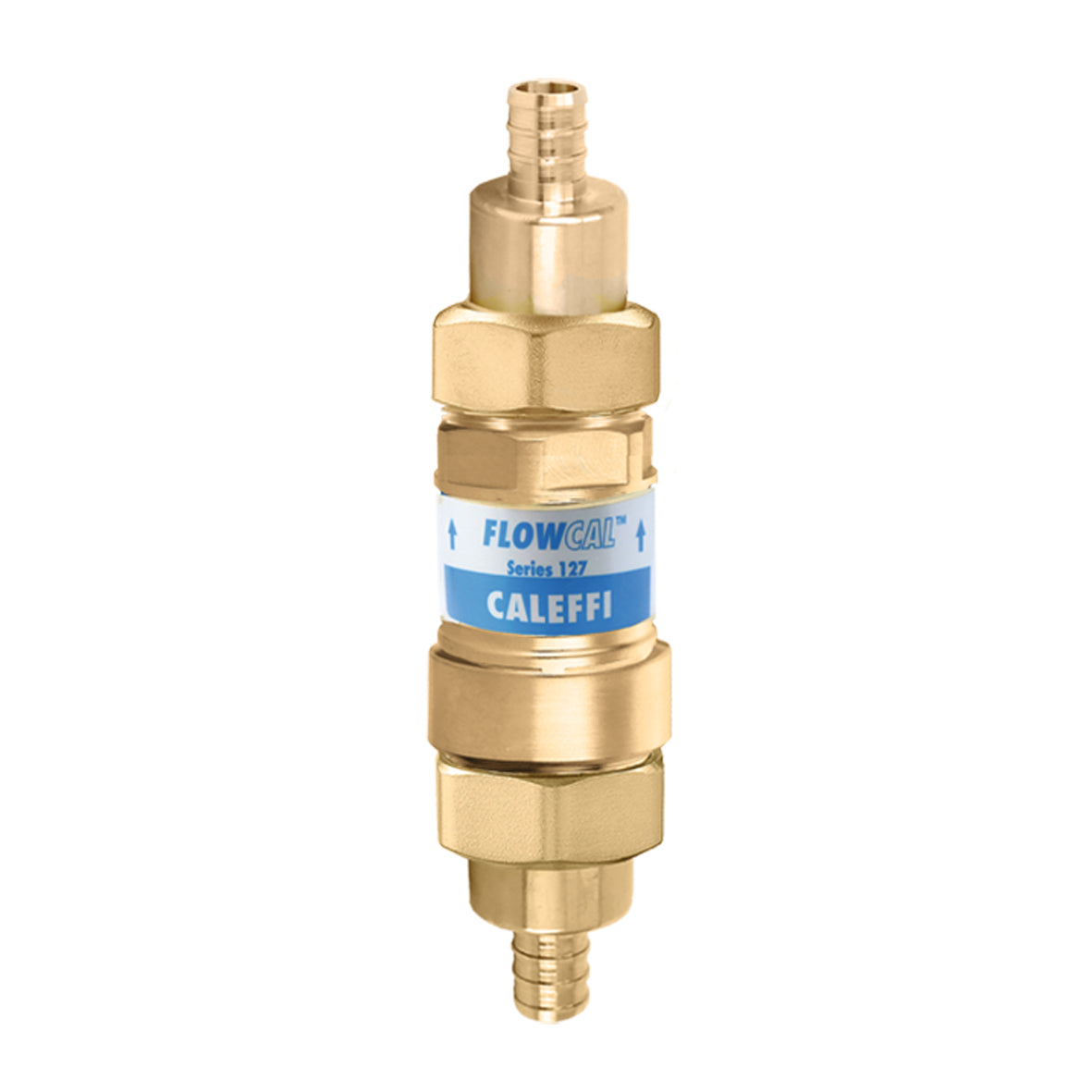 Caleffi 127142AFC 2G5 FlowCal†™ 1/2" PEX Exp. w/Check Low Lead 2.5 GPM