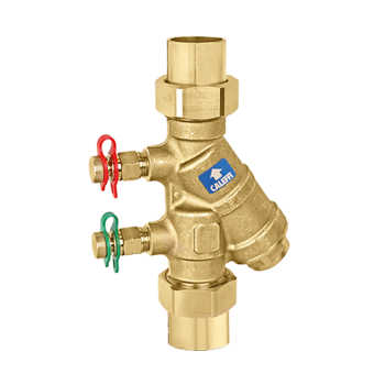 Caleffi 128549AF 2G2 FlowCal™ 1/2" SWT w/PT Ports Low Lead 2.2 GPM