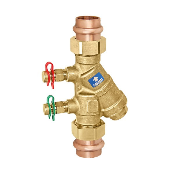 Caleffi 128566AF 2G2 FlowCal™ 1" press, PT ports 2.2 GPM