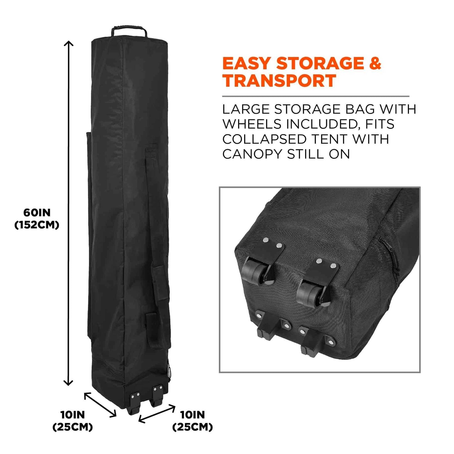 Shax 6000 Pallet of 20 Lime Heavy-Duty Pop-Up Tent - 10ft x 10ft