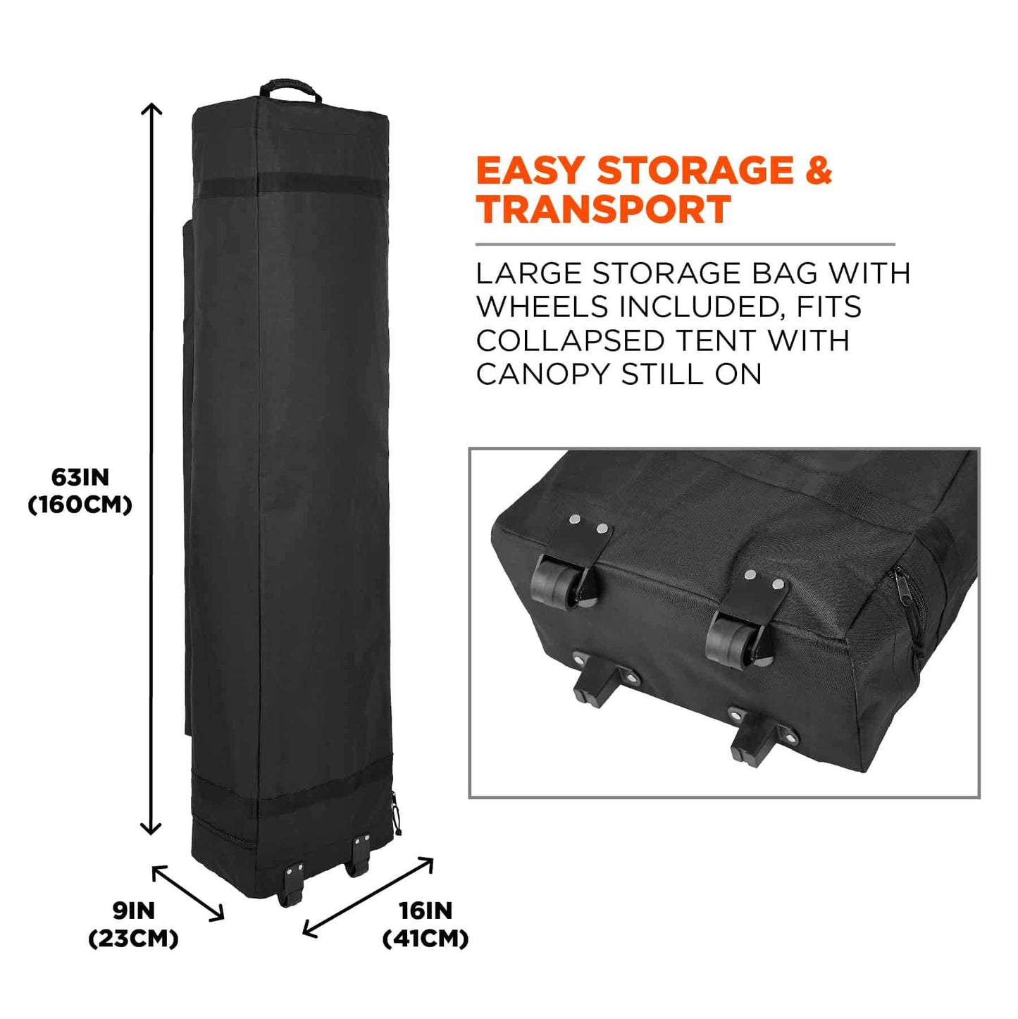 Shax 6015 Pallet of 10 Lime Heavy-Duty Pop-Up Tent - 10ft x 20ft