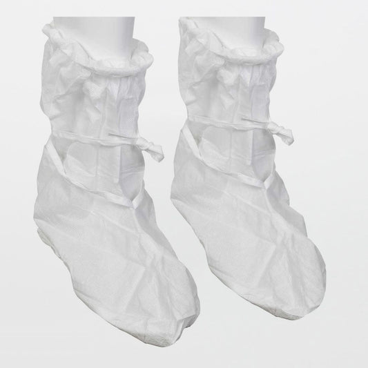 SOS Cleanroom Kimtech 88850 Case Kimberly-Clark Kimtech A5 Non-Sterile Cleanroom Boots w/ Ties - Case