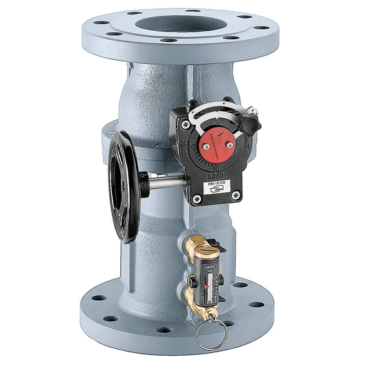 Caleffi 132060A QuickSetter™ Balancing Valve w/ Flowmeter, 2 1/2" Flange, 20 - 105 GPM