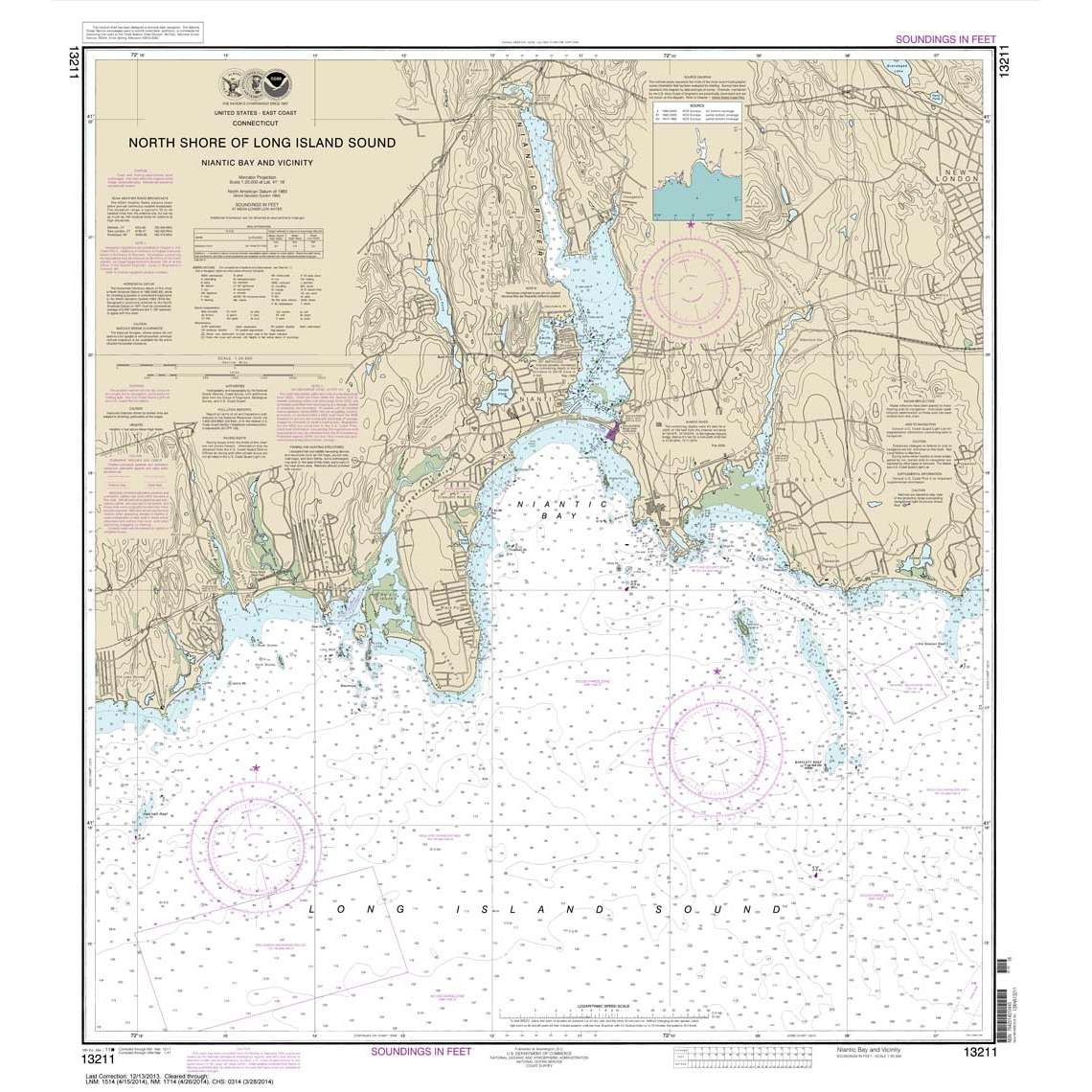 Paradise Clay NO_13211 HISTORICAL NOAA North Shore of Long Island Sound Niantic Bay and Vicinity