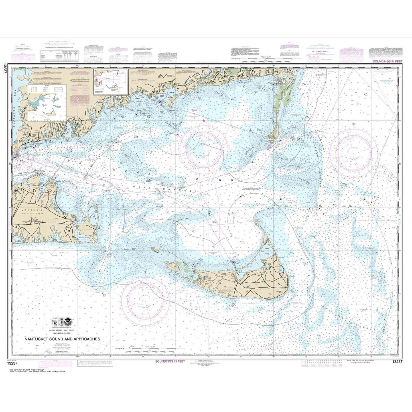 Paradise Clay NO_13237 HISTORICAL NOAA Nantucket Sound and Approaches