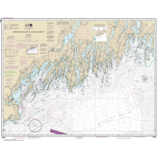 Paradise Clay NO_13288 HISTORICAL NOAA Monhegan Island to Cape Elizabeth