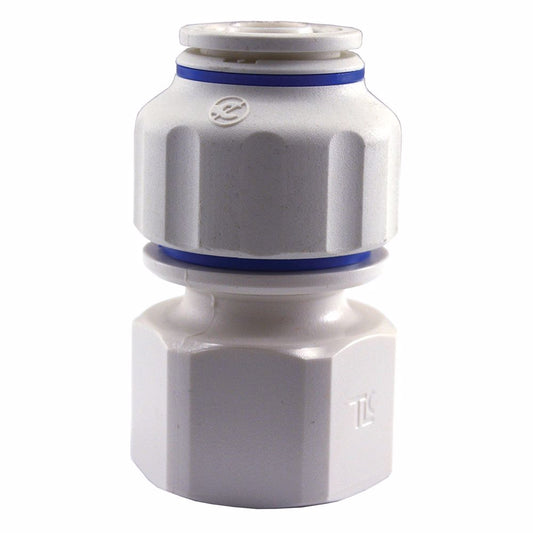 Jones Stephens C76803 1/2" CTS x 3/4" FIP Plastic Twist-to-Lock Push On Adapter