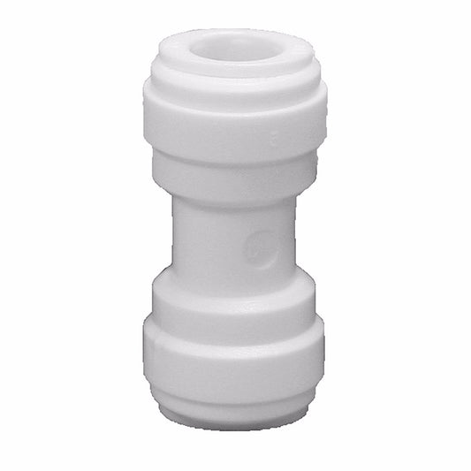 Jones Stephens C76859 1/2" Tube OD x 3/8" Tube OD Plastic Push On Reducing Union