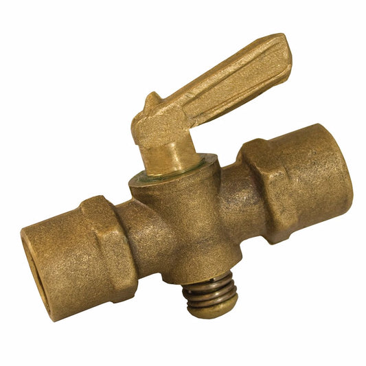 Jones Stephens N01010 1/8" FIP Gas Shut-Off Valve