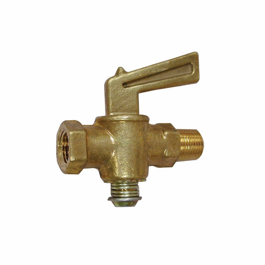 Jones Stephens N01027 1/8" FIP x 1/8" MIP Gas Shut-Off Valve