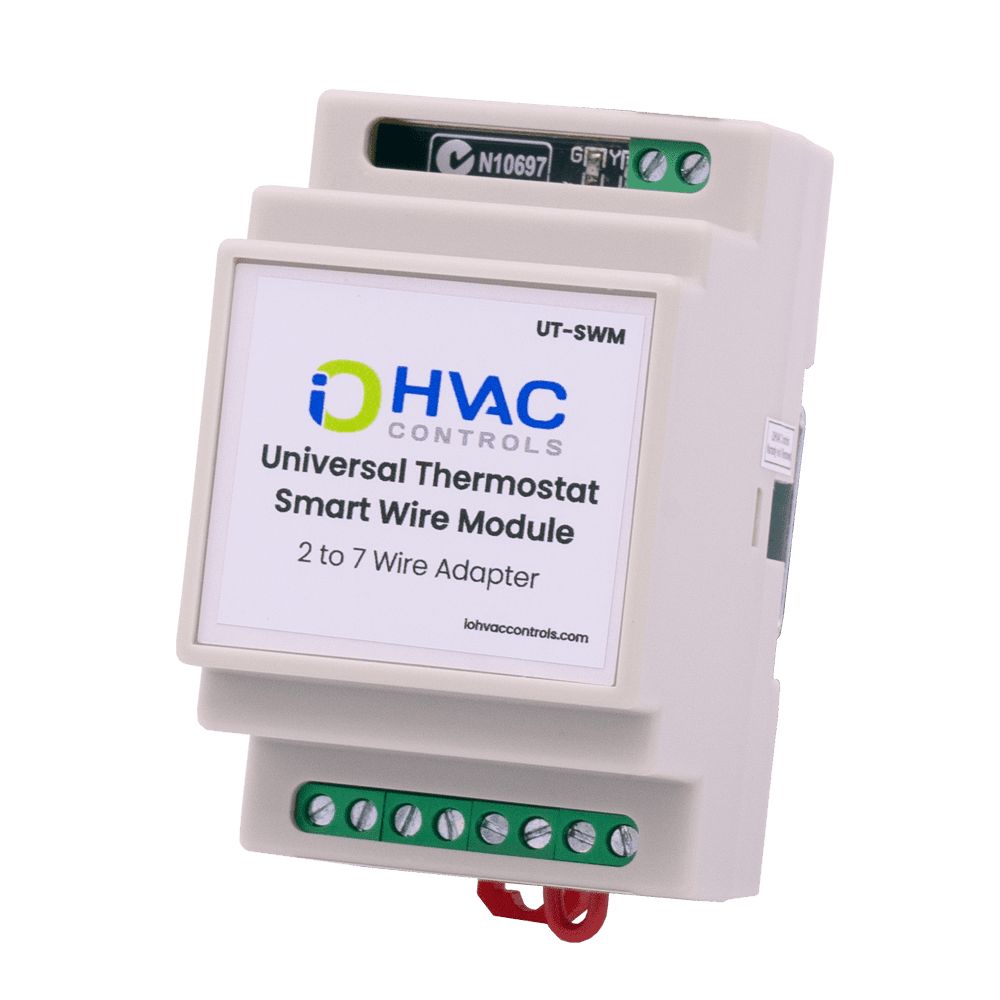 iO HVAC Controls UT-SWM Universal Thermostat Smart Wire Module - 2 To 5 Wire Adapter