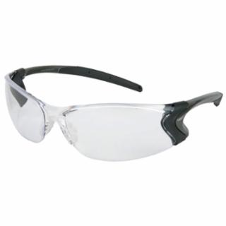 MCR SAFETY BD110PF Backdraft Gun Metal Color Clear Max6 Lens (12 PR)