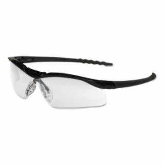 MCR SAFETY DL110AF Dallas Black Frame Clearaf Lens