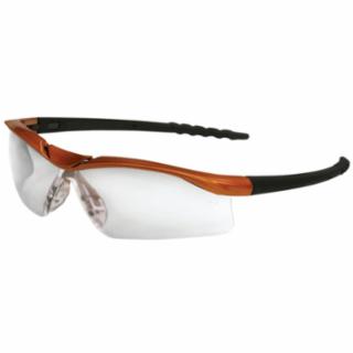 MCR SAFETY DL210AF Dallas Nuclear Orange Frm Clear Af Lens