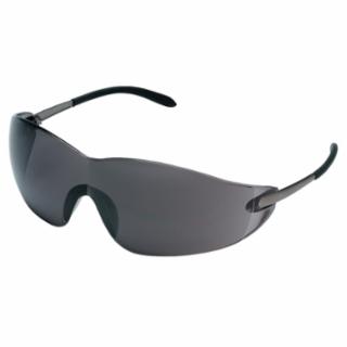 MCR SAFETY S2112 Blackjack Chrome Framegrey Lens Safety Glass