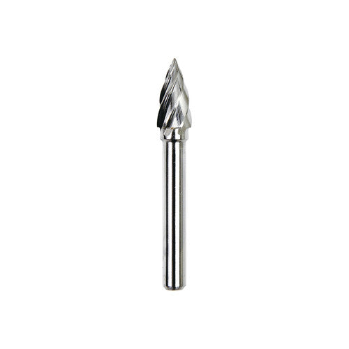 Dedeco 13542 Carbide Bur Clog-Free Tree - Pointed End 3/8 x 3/4 (SG-3) 1/Unit