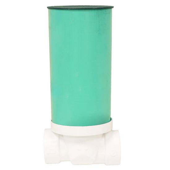 Jones Stephens B04400K 4" PVC Backwater Valve with Extension Kit and Cast Iron Lid