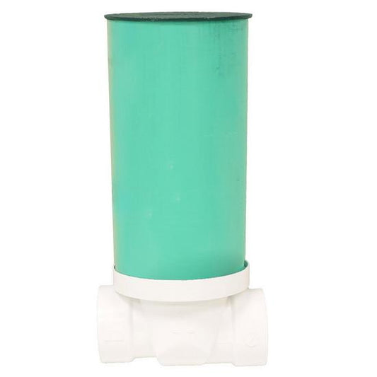 Jones Stephens B04400K 4" PVC Backwater Valve with Extension Kit and Cast Iron Lid