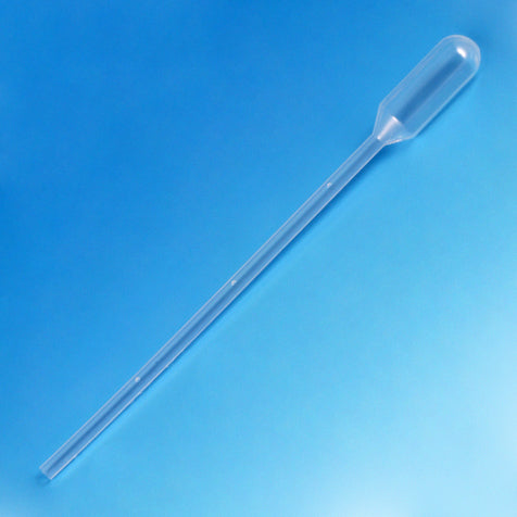 Globe Scientific 136036-500 Transfer Pipet 1.5mL Pediatric Graduated to 0.3mL 115mm 500/Dispenser Box 10 Boxes/Unit