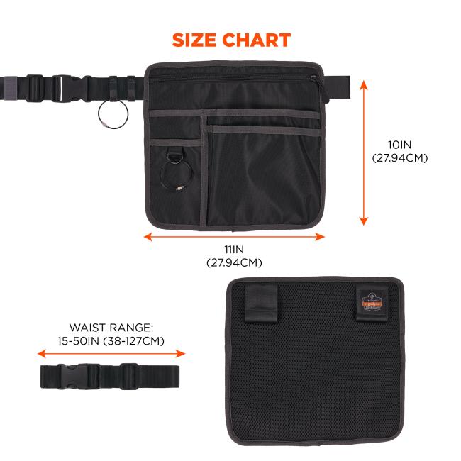 Ergodyne 13719 Arsenal 5716 Server Apron Pouch with Pockets
