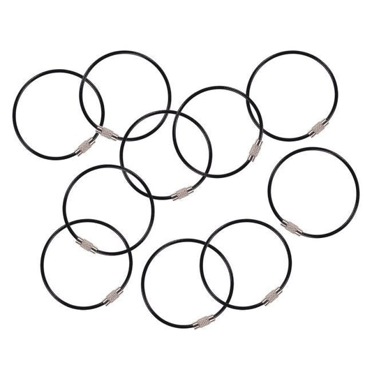 Ergodyne 13722 Arsenal 5719 Wire Cable Key Ring (10-Pack)