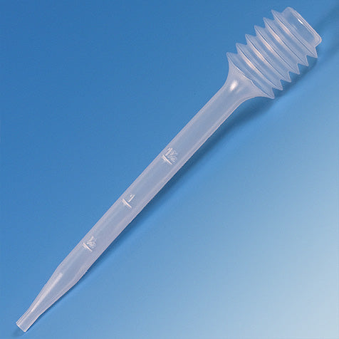 Globe Scientific 138002-100 Transfer Pipet 7.0mL Bellows 100/Bag