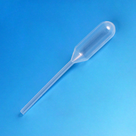 Globe Scientific 138040-500 Transfer Pipet 1.2mL General Purpose 65mm 500/Dispenser Box