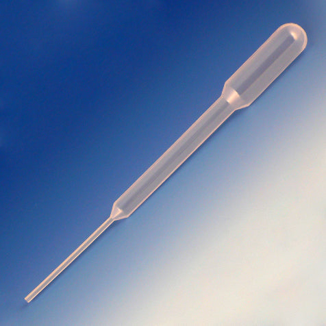 Globe Scientific 139020 Transfer Pipet 6.5mL Narrow Stem 155mm 500/Dispenser Box 10 Boxes/Unit