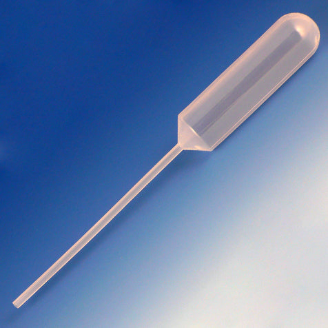 Globe Scientific 139040 Transfer Pipet 15.0mL Narrow Stem Large Bulb 155mm 250/Dispenser Box 10 Boxes/Unit