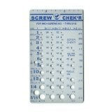 Boltsize-It UNC SAE/INCH SCREW CHECKER (#1 – 5/16”)