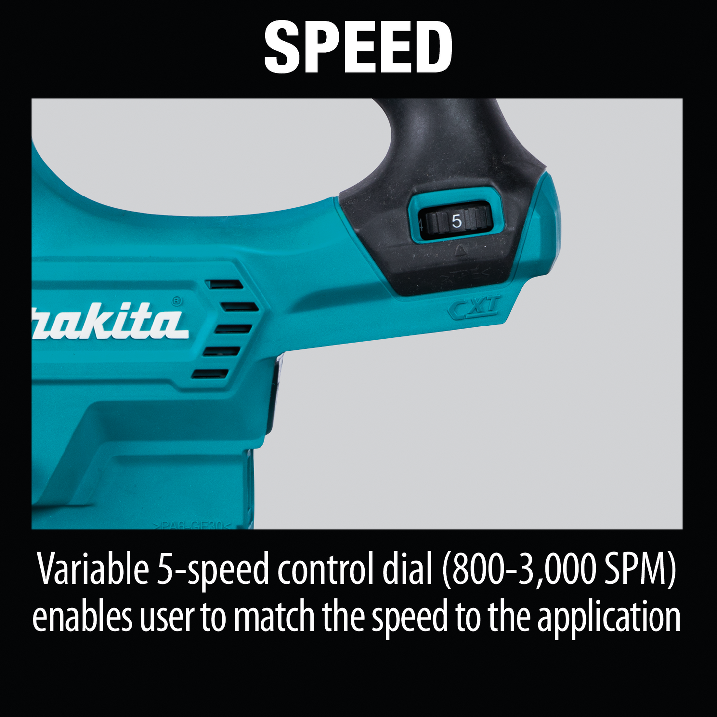 Makita VJ06Z 12V max CXT® Lithium‘Ion Brushless Cordless Top Handle Jig Saw, Tool Only