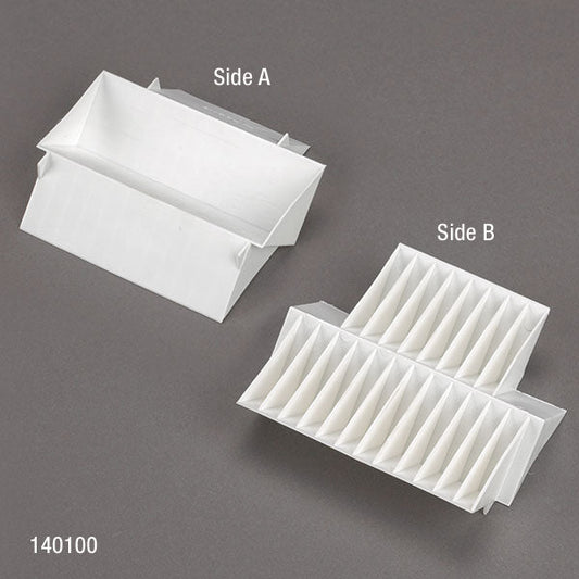 Globe Scientific 140501 Reagent Reservoir 50mL Disposable White PS Graduated Sterile 1/pack 50/Unit