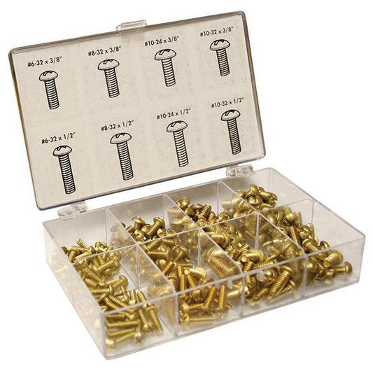 Jones Stephens J40153 Brass Bibb Screw Assortment Kit