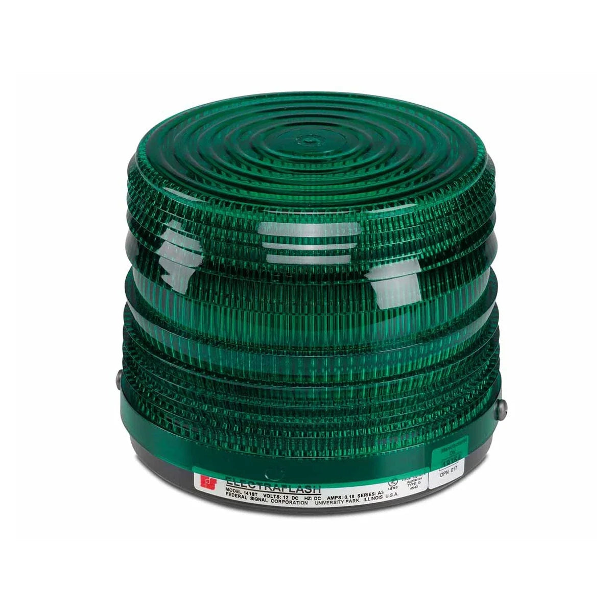 Federal Signal 141ST-024G Electraflash® Strobe Warning Lights, Green