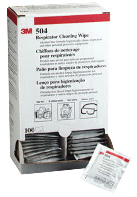 3M 504 Alcohol Free Respiratorcleaning Wipe-F/5000 (100 EA)