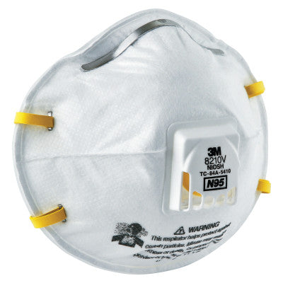 3M 8210V Dust Mask W/Valve 80/Ca (10 EA)