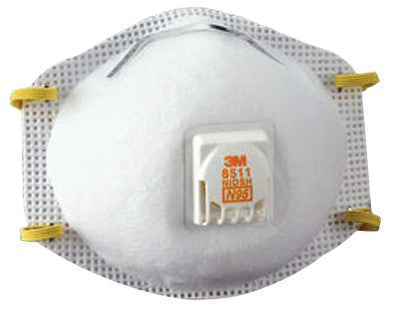 3M 8511 N95 Maint.Free Particulate Respirator (10 EA)