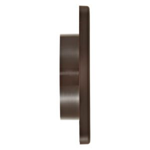 Lambro 1423B 4 Inch Brown Plastic Wall Exhaust Louvered Dryer Vent