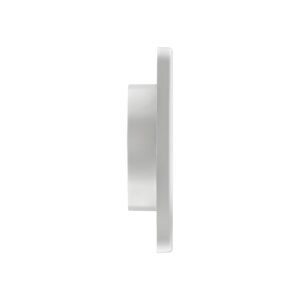 Lambro 1423WS 4 Inch White Plastic Wall Exhaust Vent (Louvered) – Metal Bug Screen