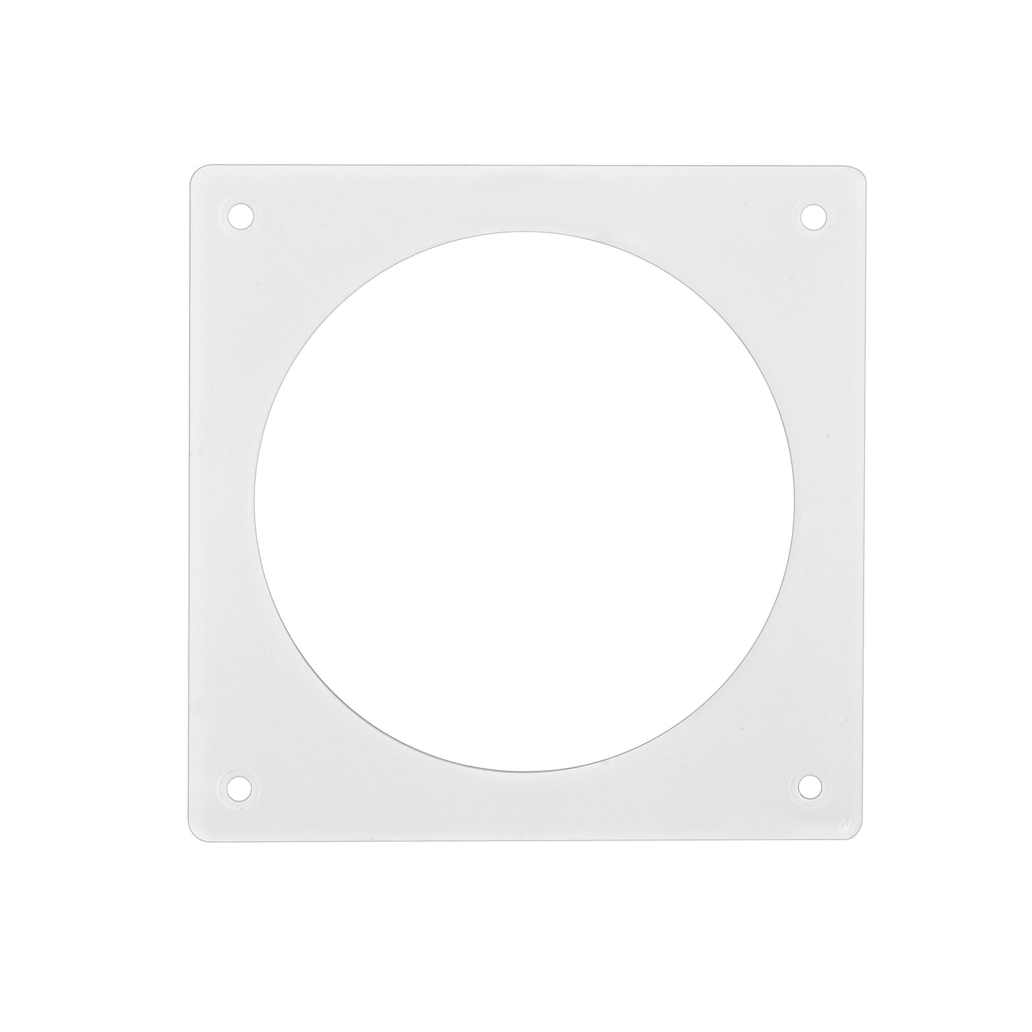 Lambro 1425W 4 Inch White Plastic Interior Wall Trim Plate