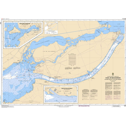 Paradise Clay CAN1431 CHS Chart Canal de Beauharnois