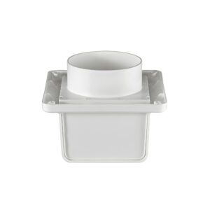 Lambro 153W 3 Inch White Plastic Soffit Exhaust Vent