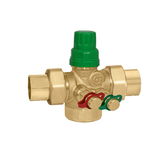 Caleffi 145449A 1G8 FLOWMATIC® PICV Dual Union 1/2" SWT, 1.8 GPM