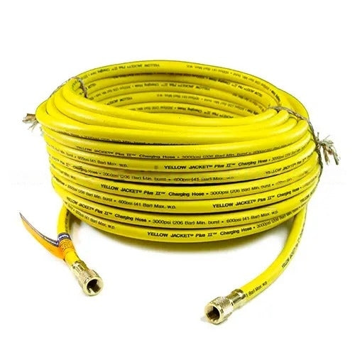 Yellow Jacket 14699 100", Yellow, 3/8" straight flare x 3/8" straight flare, PLUS II BÂ