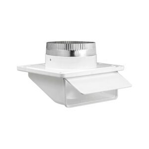 Lambro 146WTP 6 Inch Exhaust Soffit Bath Fan Vent – 3 Inch Pipe