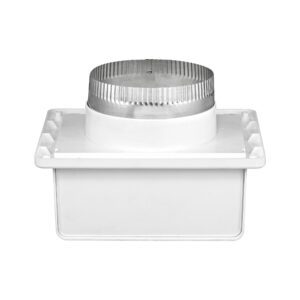 Lambro 146WTP 6 Inch Exhaust Soffit Bath Fan Vent – 3 Inch Pipe