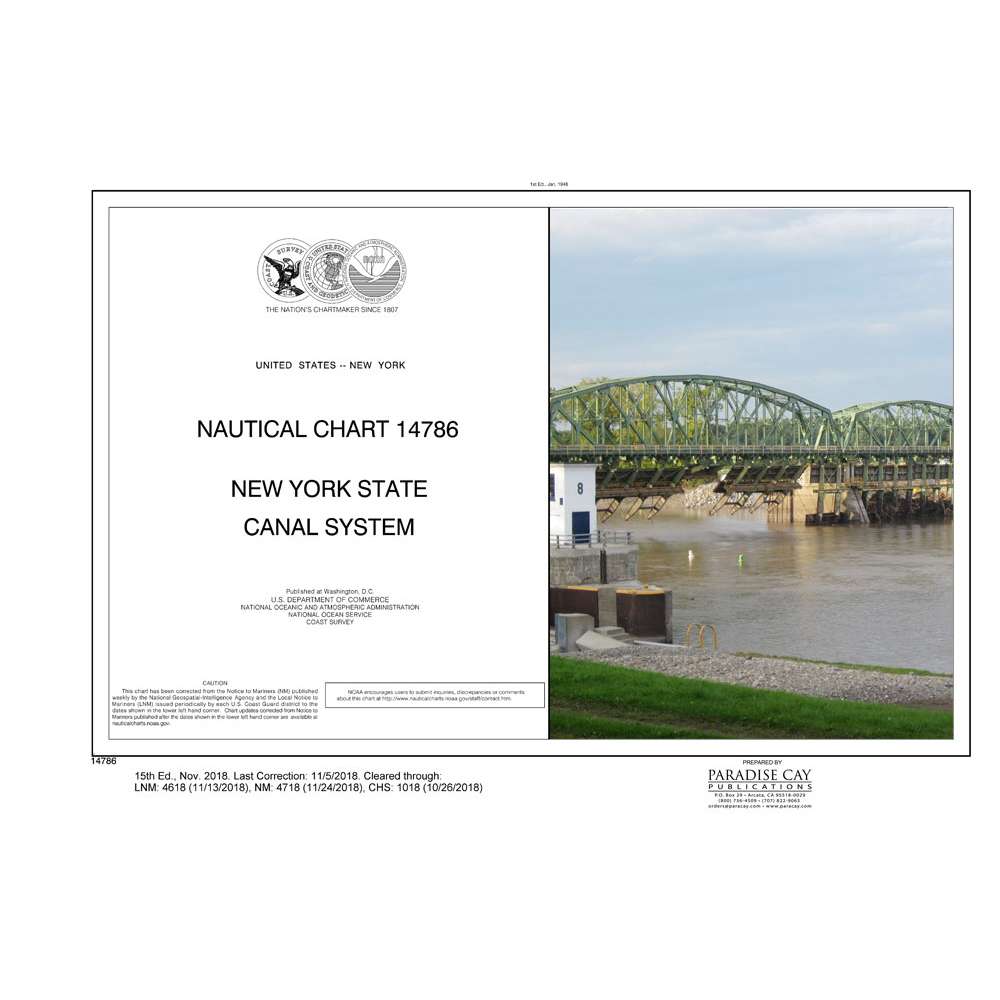 Paradise Clay NO_14786 HISTORICAL NOAA NEW YORK STATE BARGE CANAL SYSTEM (70 page Booklet)